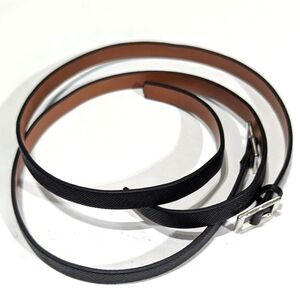 Black ankle straps for women's high heels (2 straps)